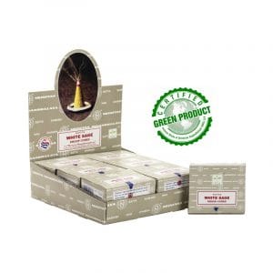 Satya Dhoop Cones White Sage