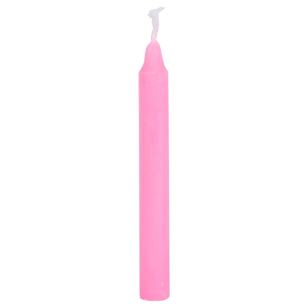 Spell Candle Single Pink