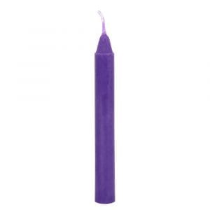 Spell Candle Single Purple