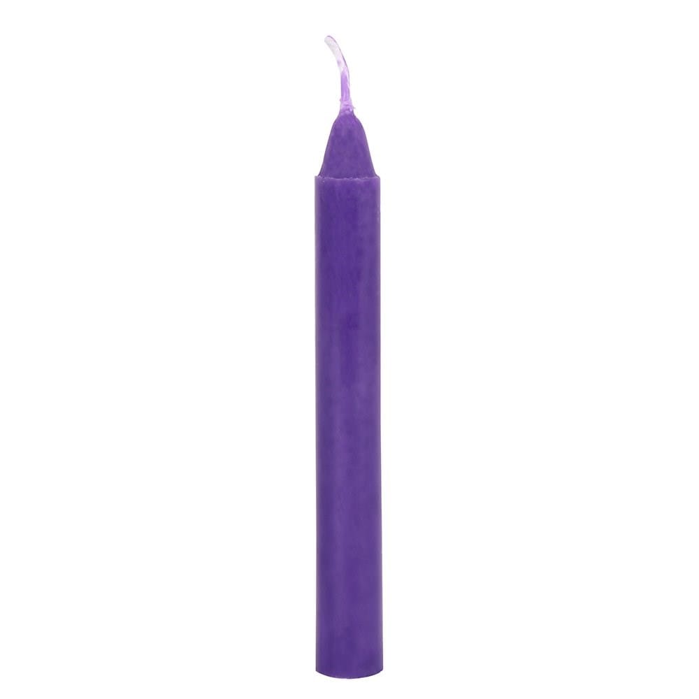 Spell Candle Single Purple