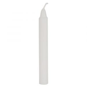 Spell Candle Single White