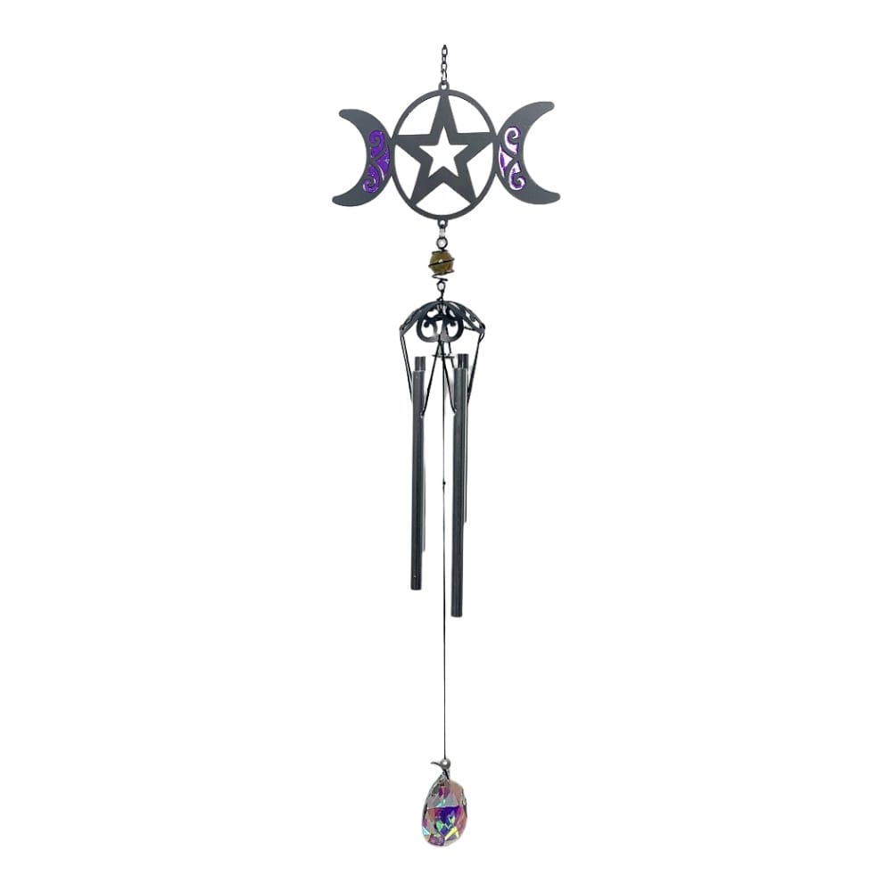 Triple Moon Wind Chime 25''