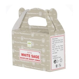 Satya Backflow Cones White Sage