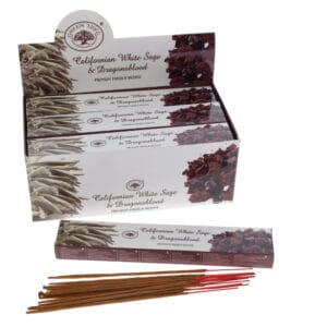 Green Tree Incense Californian White Sage & Dragonsblood