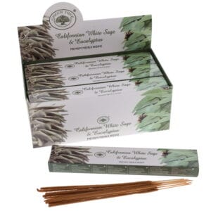 Green Tree Incense Californian White Sage & Eucalyptus