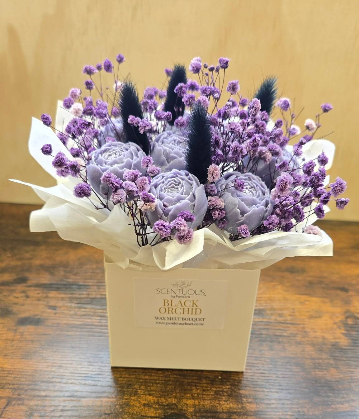 Floral Wax Melt Bouquet - Black Orchid