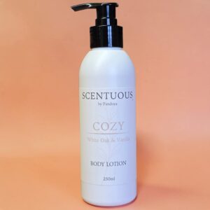 SCENTUOUS Body Lotion COZY - White Oak & Vanilla