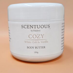 SCENTUOUS Body Butter COZY - White Oak & Vanilla