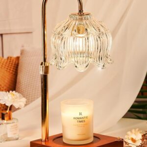 Candle Warmer Lamp - Square Base Clear